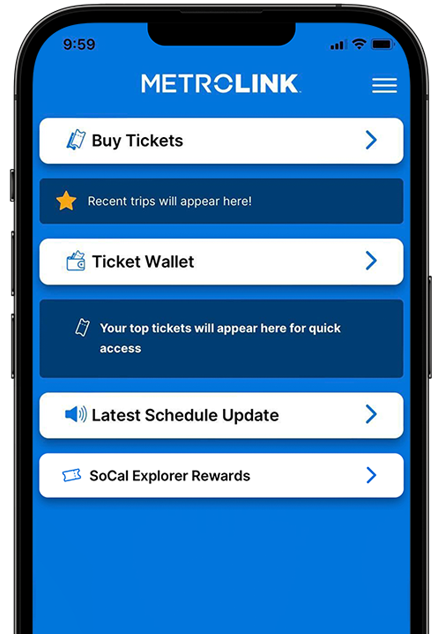 Metrolink Mobile App